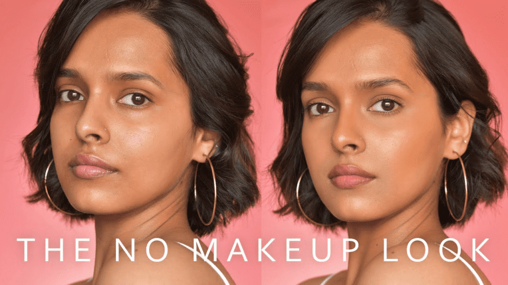 No makeup look
