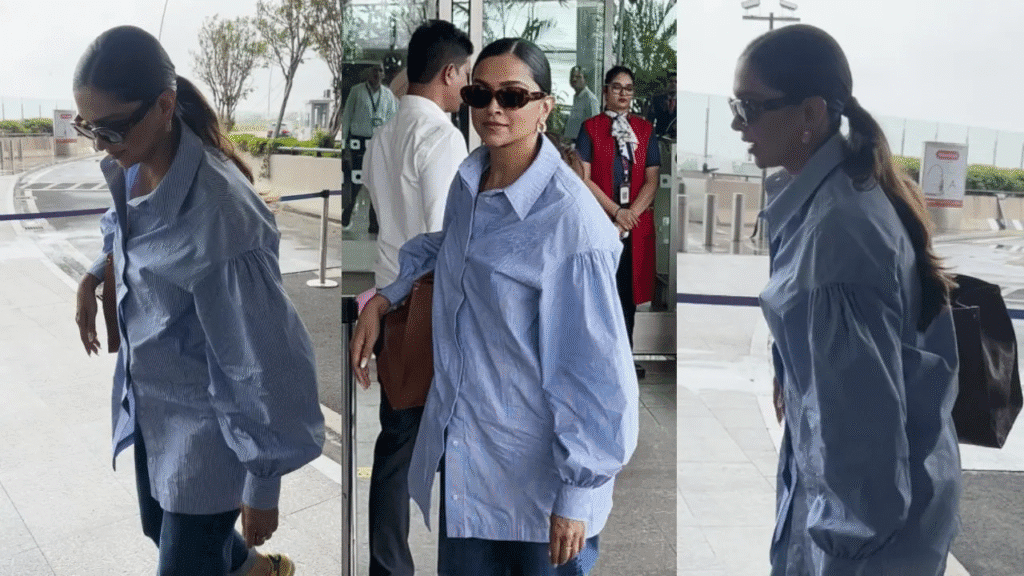 celeb airport look Deepika Padukon