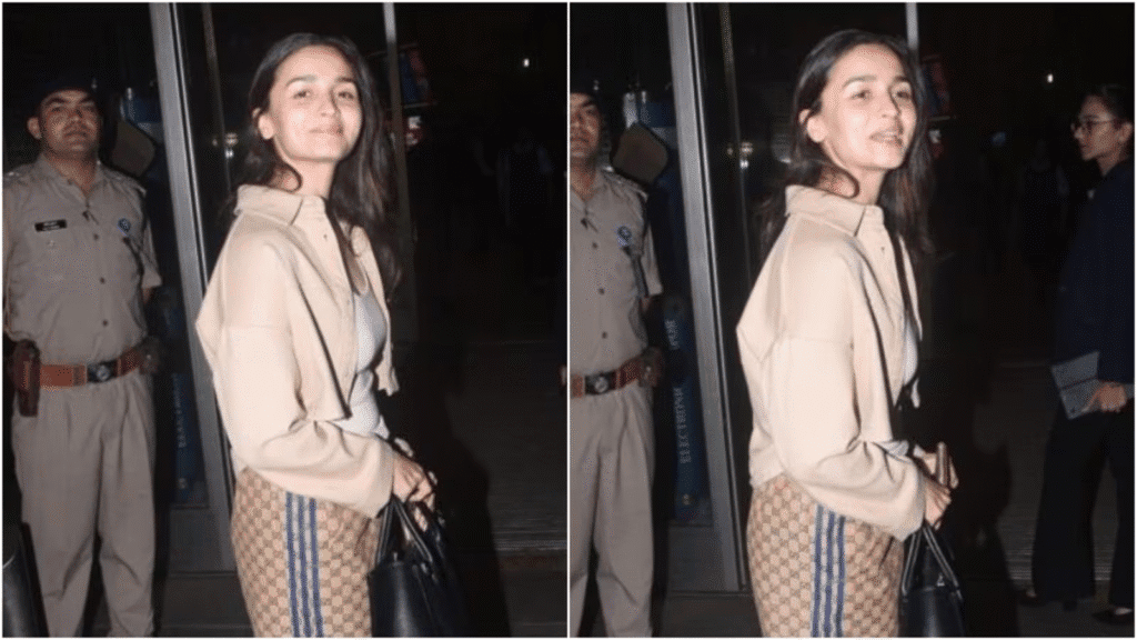 celeb airport look Alia Bhatt