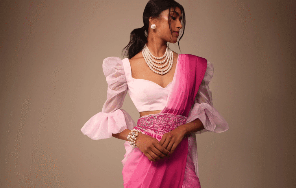 How to Wear a Saree in a Modern Way (Gen Z Guide) 3 image 49